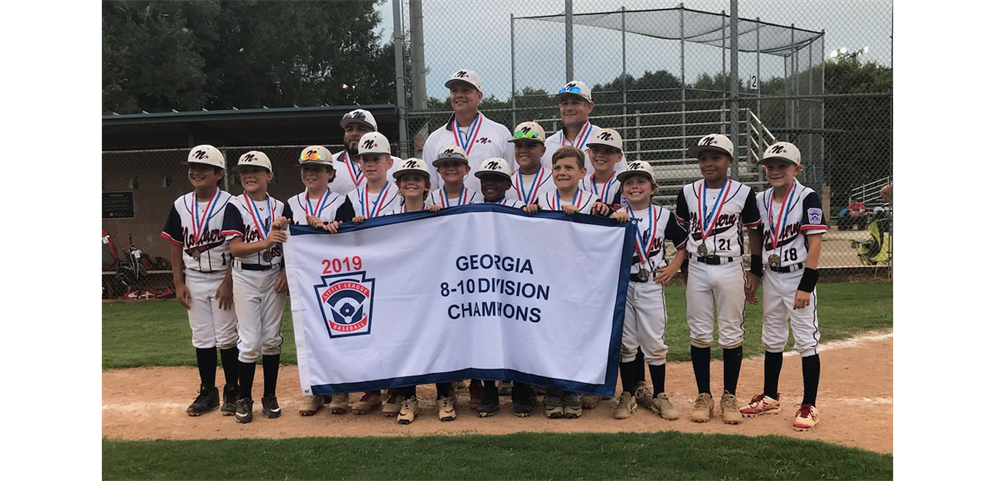 2019 8-10 Baseball GA Champions - Northern