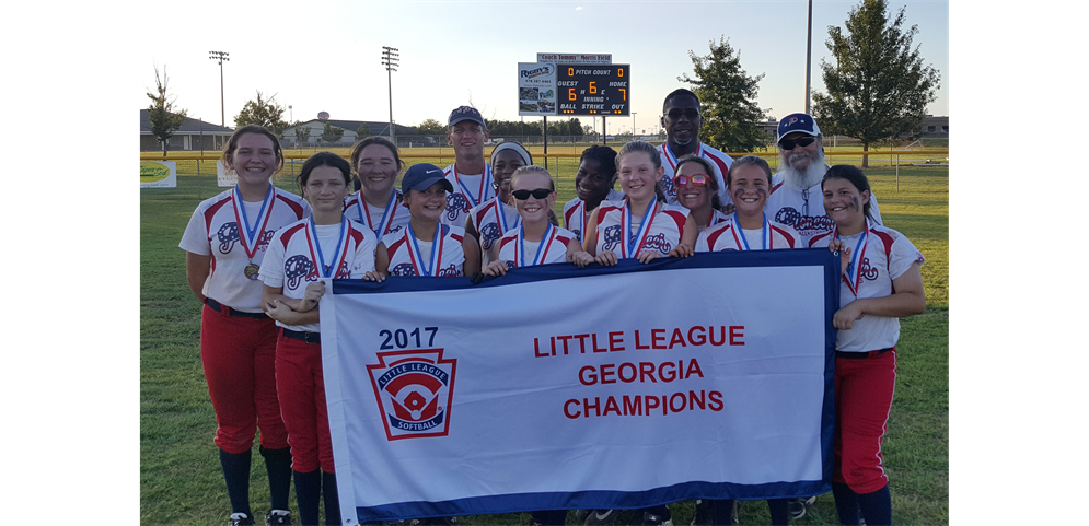 2017 Little League Softball GA Champions - Pioneer